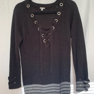 Charlotte Russe Long Black Sweater